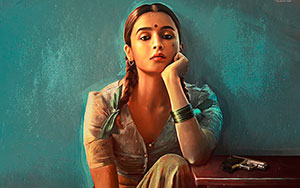 Poster of Sanjay Leela Bhansali`s drama film `Gangubai Kathiawadi` featuring Alia Bhatt